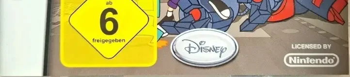 Phineas and Ferb: Across the 2nd Dimension, the USK square on its front