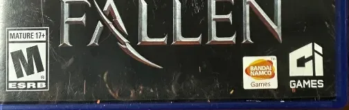 Lords of the Fallen, the ESRB box on its front