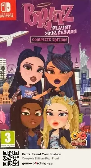 Bratz: Flaunt Your Fashion Nintendo Switch, PAL box front