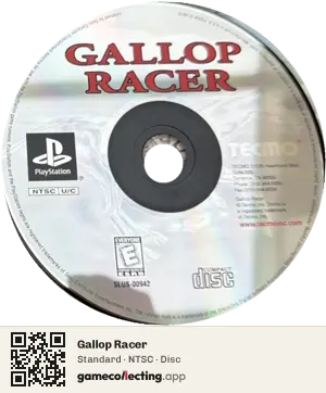Gallop Racer PlayStation, NTSC disc