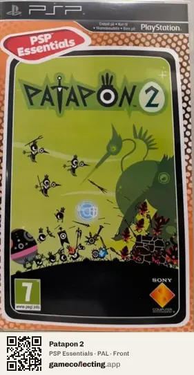 Patapon 2 PlayStation Portable, PAL box front