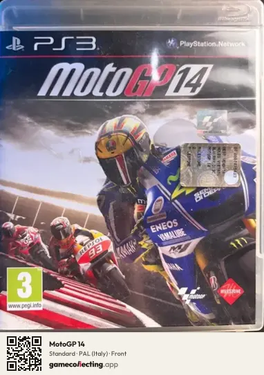MotoGP 14 PlayStation 3, Italy box front