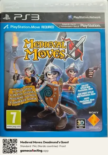 Medieval Moves: Deadmund's Quest PlayStation 3, Nordic countries box front