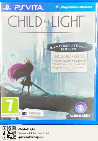 Child of Light PlayStation Vita, PAL box front