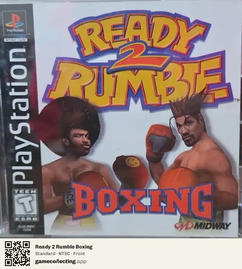 Ready 2 Rumble Boxing PlayStation, NTSC box front