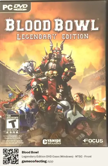 Blood Bowl Computer, NTSC box front