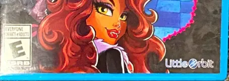Monster High: New Ghoul in School, the ESRB box on its front