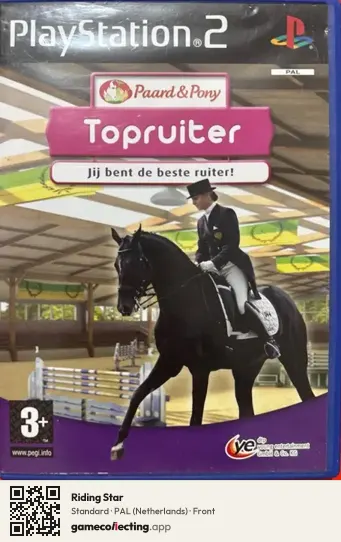 Riding Star PlayStation 2, Netherlands box front