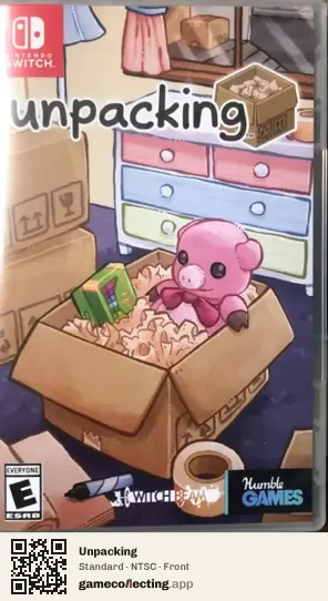 Unpacking Nintendo Switch, NTSC box front