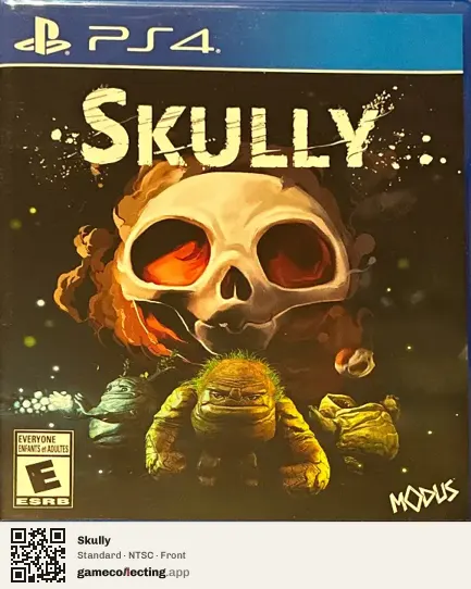 Skully PlayStation 4, NTSC box front