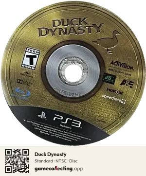 Duck Dynasty PlayStation 3, NTSC disc