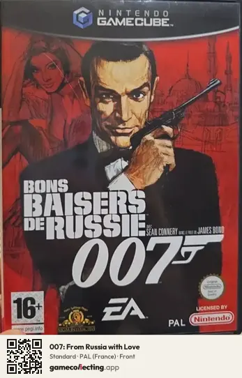 007: From Russia with Love Nintendo GameCube, France box front