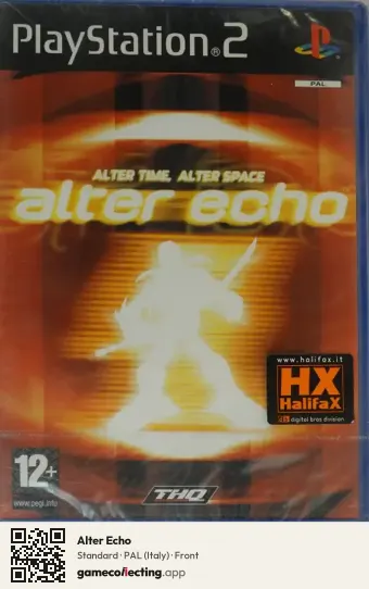 Alter Echo PlayStation 2, Italy box front
