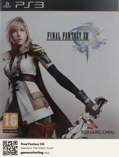 Final Fantasy XIII PlayStation 3, Italy box front