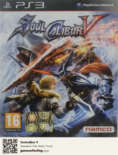 Soulcalibur V PlayStation 3, Italy box front