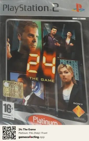 24: The Game PlayStation 2, Italy box front
