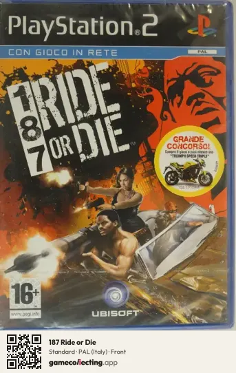 187 Ride or Die PlayStation 2, Italy box front