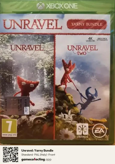 Unravel: Yarny Bundle Xbox One, Italy box front