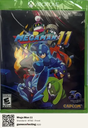 Mega Man 11 Xbox One, NTSC box front