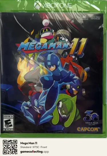 Mega Man 11 Xbox One, NTSC box front