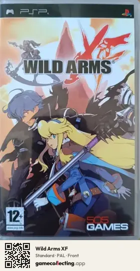 Wild Arms XF PlayStation Portable, PAL box front