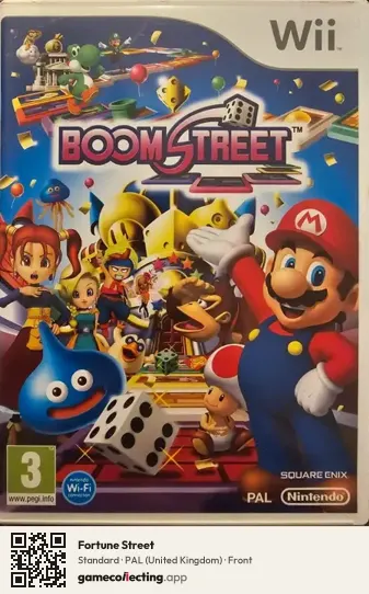 Fortune Street Nintendo Wii, United Kingdom box front