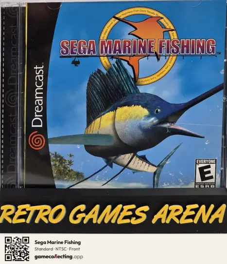 Sega Marine Fishing Sega Dreamcast, NTSC box front
