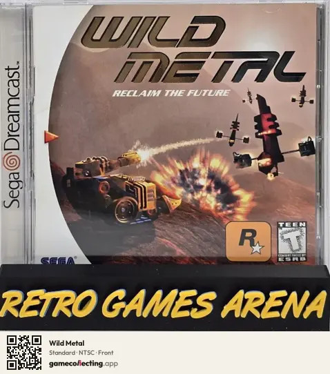 Wild Metal Sega Dreamcast, NTSC box front