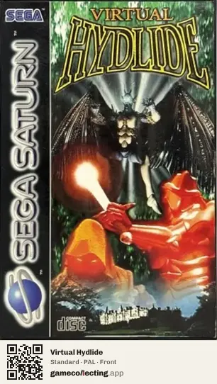 Virtual Hydlide Sega Saturn, PAL box front