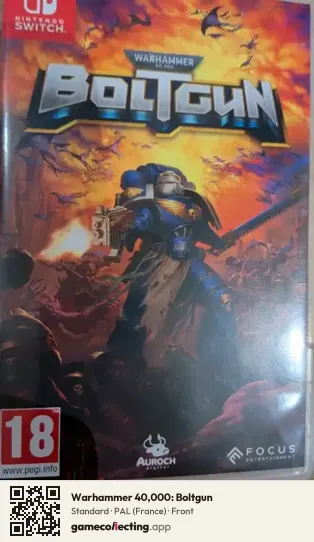 Warhammer 40,000: Boltgun Nintendo Switch, France box front
