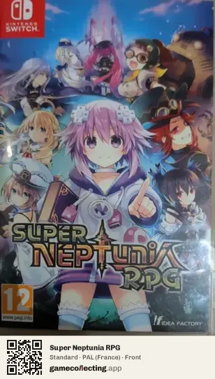 Super Neptunia RPG Nintendo Switch, France box front
