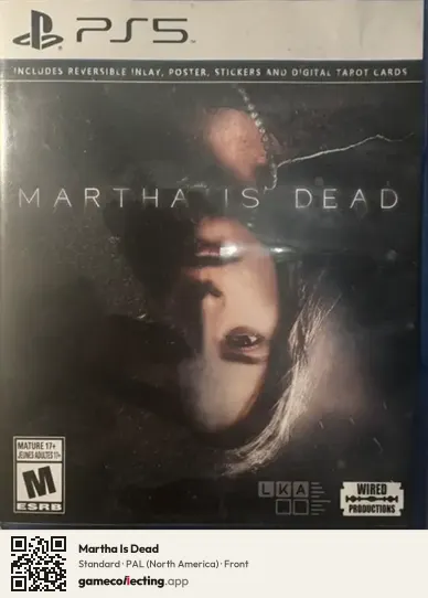 Martha Is Dead PlayStation 5, North America box front