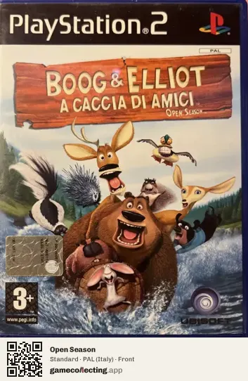 Open Season PlayStation 2, Italy box front