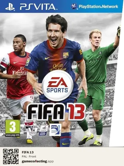 FIFA 13 PlayStation Vita, PAL box front