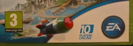 MySims SkyHeroes, the PEGI square on its front
