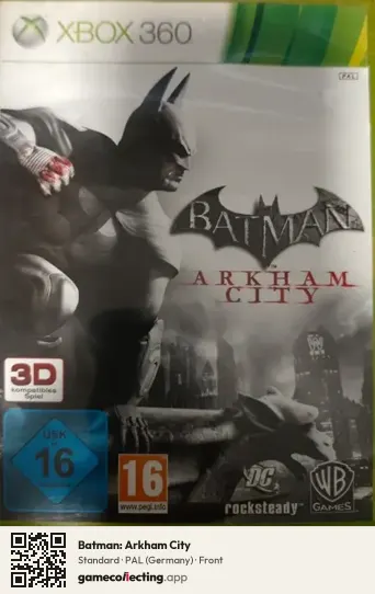 Batman: Arkham City Xbox 360, Germany box front