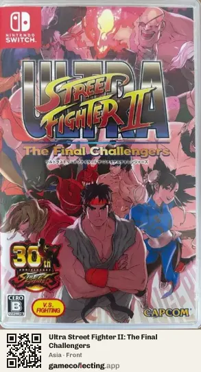 Ultra Street Fighter II: The Final Challengers Nintendo Switch, Asia box front