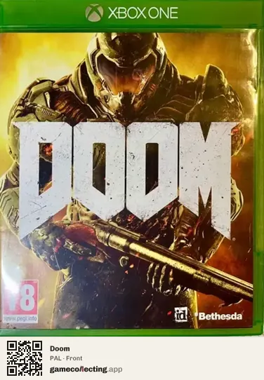 Doom Xbox One, PAL box front