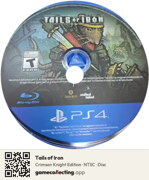 Tails of Iron PlayStation 4, NTSC disc