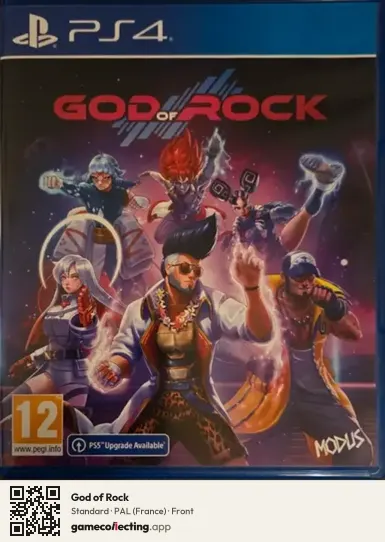 God of Rock PlayStation 4, France box front