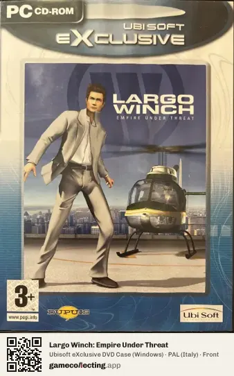 Largo Winch: Empire Under Threat Computer, Italy box front