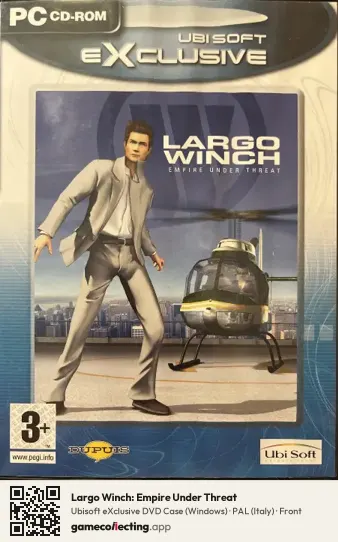 Largo Winch: Empire Under Threat Computer, Italy box front