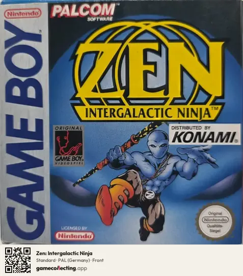 Zen: Intergalactic Ninja Game Boy, Germany box front