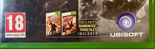 Tom Clancy's Rainbow Six Siege, the PEGI square on its front