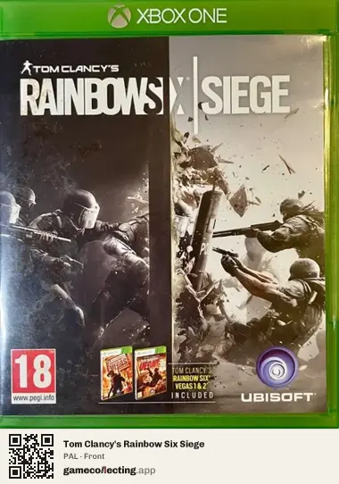 Tom Clancy's Rainbow Six Siege Xbox One, PAL box front