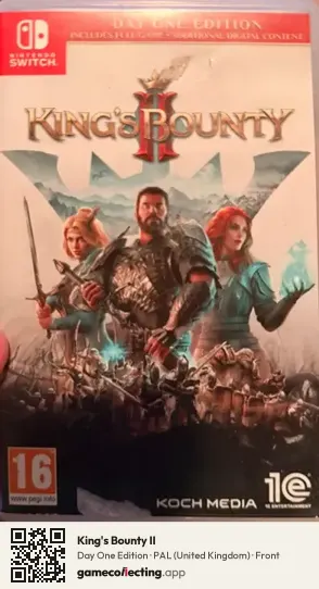 King's Bounty II Nintendo Switch, United Kingdom box front