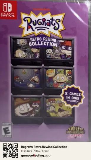Rugrats: Retro Rewind Collection Nintendo Switch, NTSC box front