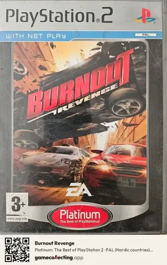 Burnout Revenge PlayStation 2, Nordic countries box front