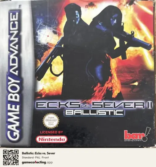 Ballistic: Ecks vs. Sever Game Boy Advance, PAL box front