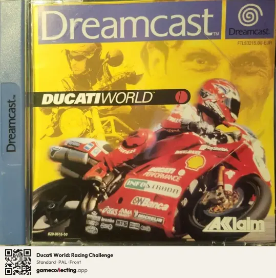 Ducati World: Racing Challenge Sega Dreamcast, PAL box front